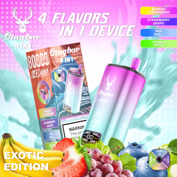 Stagbar 4IN1 80000 Puffs Disposable Vape