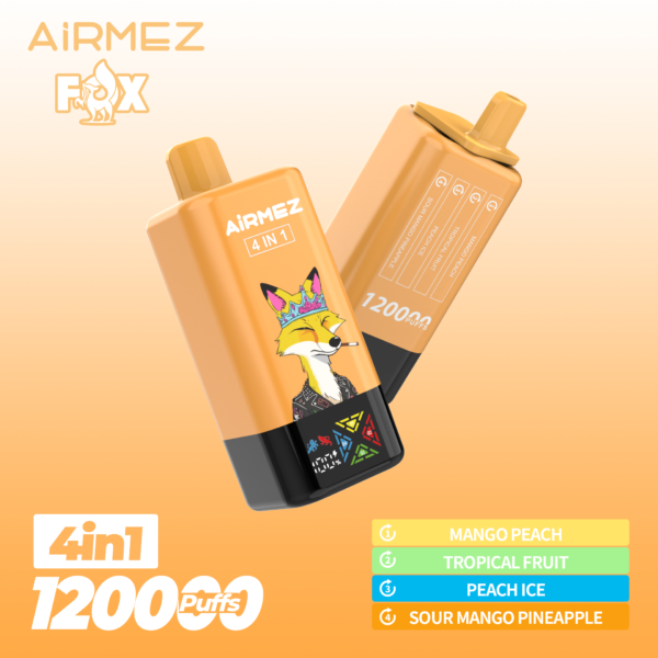 Airmez Fox 4in1 120000 Puffs Disposable Vape