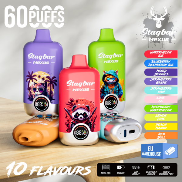 Stagbar Nexus 60000 60K Puffs Disposable Vape