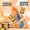 Stag Bar King disposable vape featuring 40,000 puffs capacity, dual mesh coil, and smart LED display screen