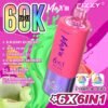 Fizzy Max III disposable vape with 60,000 puffs capacity, featuring a 6-in-1 multi-flavor switching system and smart LED display