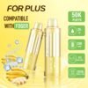 FOR-PLUS Switch Pro 50k puffs flavor pod cartridge with advanced mesh coil for consistent vapor and rich taste
