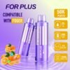 FOR-PLUS Switch Pro 50k puffs flavor pod cartridge with advanced mesh coil for consistent vapor and rich taste