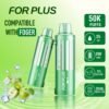 FOR-PLUS Switch Pro 50k puffs flavor pod cartridge with advanced mesh coil for consistent vapor and rich taste