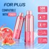 FOR-PLUS Switch Pro 50k puffs flavor pod cartridge with advanced mesh coil for consistent vapor and rich taste
