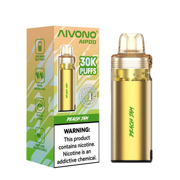 AIVONO 30000 Puffs Refillable Vape Pod - Clear Tank Edition