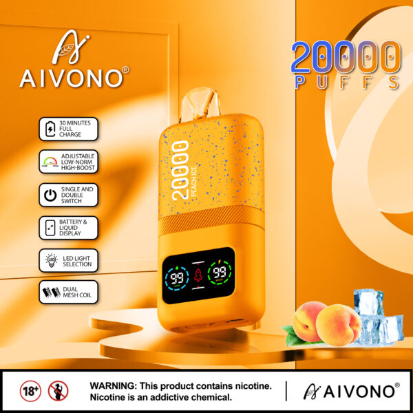 AIVONO 20000 Puffs Dual-Network Rechargeable Disposable Vape (Glimvape)