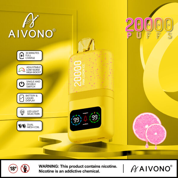 AIVONO 20000 Puffs Dual-Network Rechargeable Disposable Vape (Glimvape)
