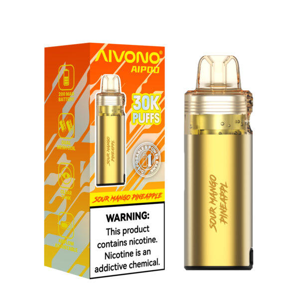 AIVONO 30000 Puffs Refillable Vape Pod - Clear Tank Edition