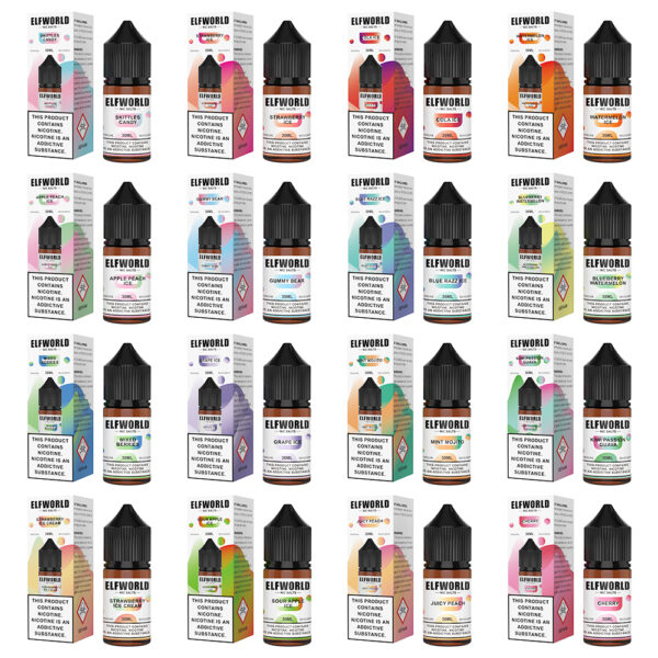 ELFWOFLD 30ml Nicotine E-Liquid (sweet-tangy flavor bottle)