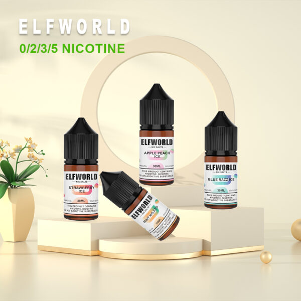 ELFWOFLD 30ml Nicotine E-Liquid (sweet-tangy flavor bottle)