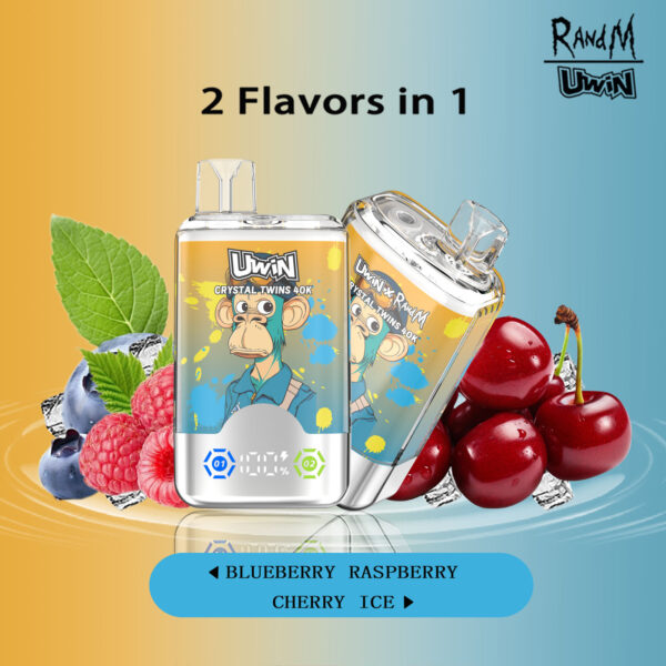 Uwin X RandM  Twins  Crystal 40k 2IN1 vape wholesale