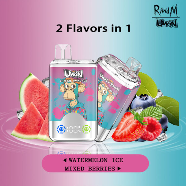 Uwin X RandM  Twins  Crystal 40k 2IN1 vape wholesale