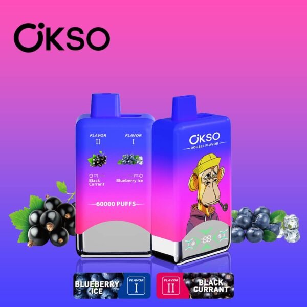 Wholesale OKSO 60000 Puffs Double Flavor Disposable Vape - High Capacity 2-in-1 Switch Device