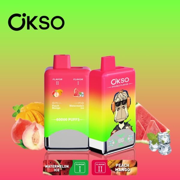 Wholesale OKSO 60000 Puffs Double Flavor Disposable Vape - High Capacity 2-in-1 Switch Device