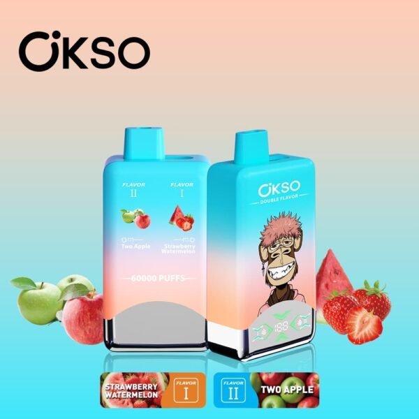 how old do u have to be to buy vape OKSO Double Flavor 60000 Puffs Disposable Vape