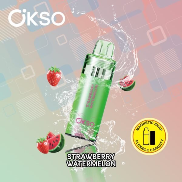 OKSO Switch replacement pod with 50,000 puffs capacity, featuring high-quality mesh coil for consistent flavor and smooth vapor.