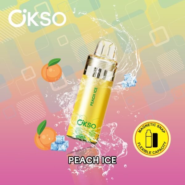OKSO Switch replacement pod with 50,000 puffs capacity, featuring high-quality mesh coil for consistent flavor and smooth vapor.