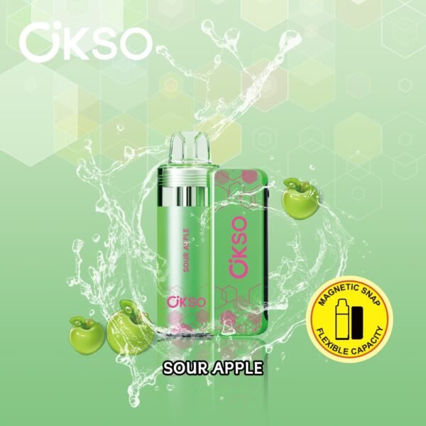 OKSO Switch Kit disposable vape featuring 50,000 puffs capacity and innovative flavor-switching design with smart LED screen