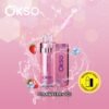 OKSO Switch Kit disposable vape featuring 50,000 puffs capacity and innovative flavor-switching design with smart LED screen