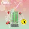 OKSO Switch Kit disposable vape featuring 50,000 puffs capacity and innovative flavor-switching design with smart LED screen