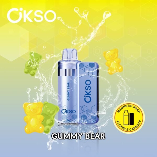 OKSO Switch Kit disposable vape featuring 50,000 puffs capacity and innovative flavor-switching design with smart LED screen