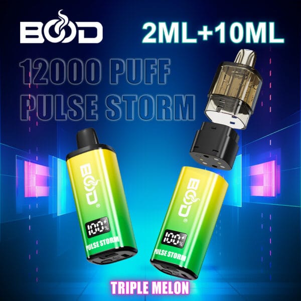 Bood Pulse Storm Vape 12000 Puffs TPD 2+10ml Wholesale