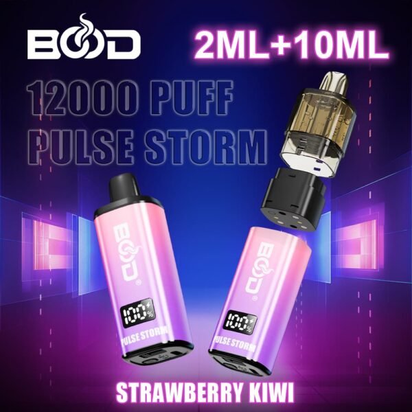 Bood Pulse Storm 12000 Puffs TPD Vape | 2ml+10ml Dual Pod