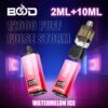 Bood Pulse Storm 12,000 puffs disposable vape, TPD compliant with 2ml+10ml tank design, available for wholesale