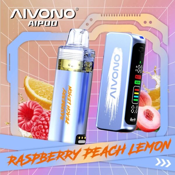 AIVONO AIPOO POD Kit rechargeable vape system with replaceable pod and sleek portable design.