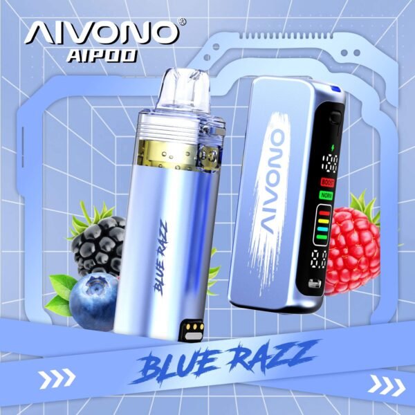 AIVONO AIPOO POD Kit rechargeable vape system with replaceable pod and sleek portable design.