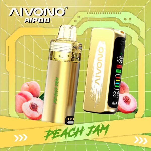 AIVONO AIPOO POD Kit rechargeable vape system with replaceable pod and sleek portable design.