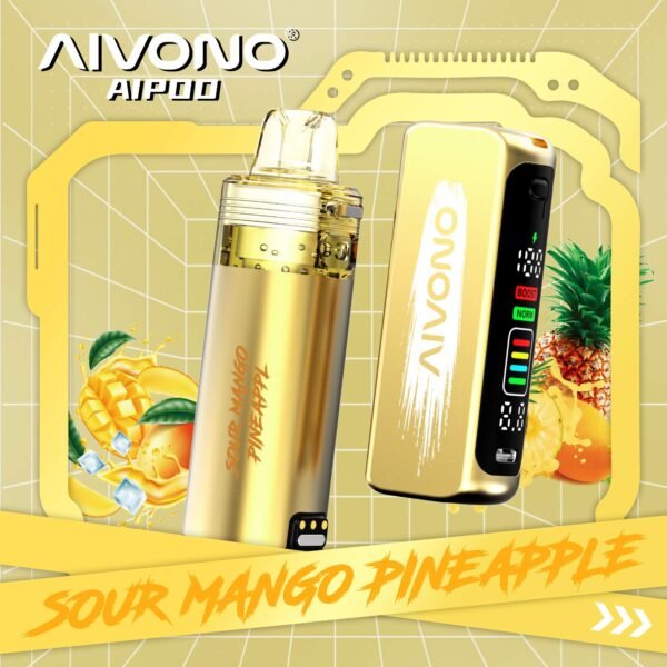 AIVONO AIPOO POD Kit rechargeable vape system with replaceable pod and sleek portable design.