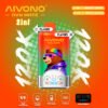AIVONO 120K Puffs Smart Vape Dual Pod System 2-in-1 Flavors