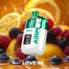 Airmez Lux disposable vape with 60,000 puffs and transparent oil tank for visible e-liquid levels, featuring a sleek premium design.