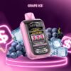 Airmez Matrix Pro disposable vape with 30,000 puffs capacity, featuring a smart LED display for e-liquid and battery monitoring