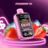 Airmez Matrix Pro disposable vape with 30,000 puffs capacity, featuring a smart LED display for e-liquid and battery monitoring