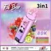 AIVONO FATBEAR 80K 3 in 1 Blueberry Raspberry Lemon Refreshing Flavor