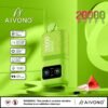 AIVONO MAGIC disposable vape featuring 20,000 puffs capacity, a unique magic-themed design, and a smart LED display
