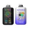 ELFWORLD PB45000 disposable vape with 45,000 puffs capacity, featuring a high-performance mesh coil and smart power display