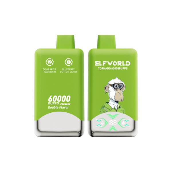 ELFWORLD Tornado 60000 Puffs Dual Mesh Coil Technology