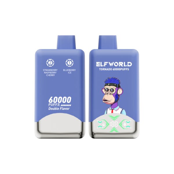ELFWORLD Tornado 60000 Puffs Dual Mesh Coil Technology
