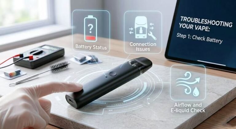 Troubleshooting your vape guide with battery status analysis GlimVape