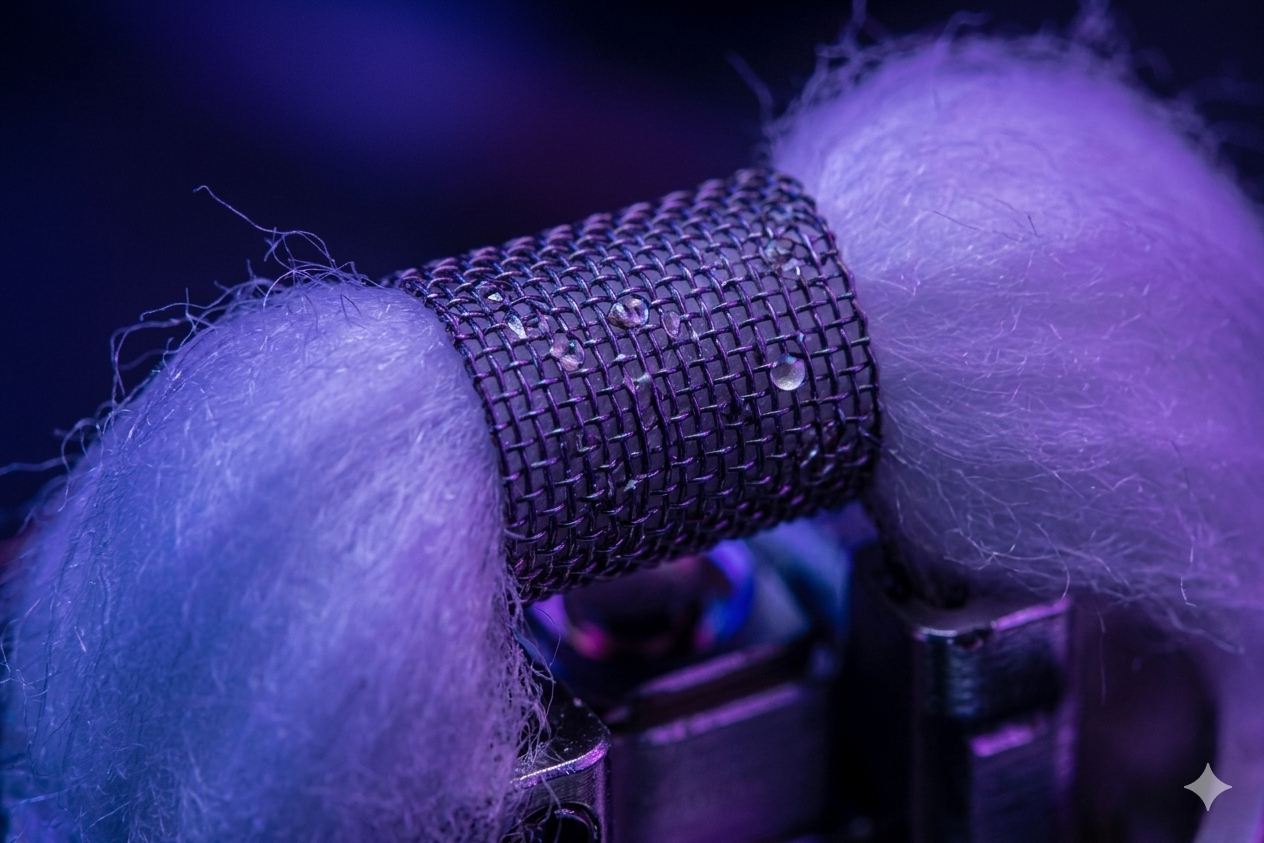 Mesh coil heating technology for pod systems