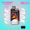 Selection of premium flavors for AIVONO AVN MATE 12k Puffs, showcasing all available options for the 2-in-1 pod system