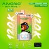 Selection of premium flavors for AIVONO AVN MATE 12k Puffs, showcasing all available options for the 2-in-1 pod system