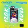 Selection of premium flavors for AIVONO AVN MATE 12k Puffs, showcasing all available options for the 2-in-1 pod system