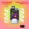 Selection of premium flavors for AIVONO AVN MATE 12k Puffs, showcasing all available options for the 2-in-1 pod system