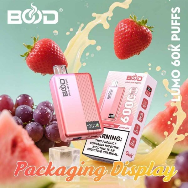 BOOD LUMO 60k Puffs Disposable Vape Wholesale Packaging Display