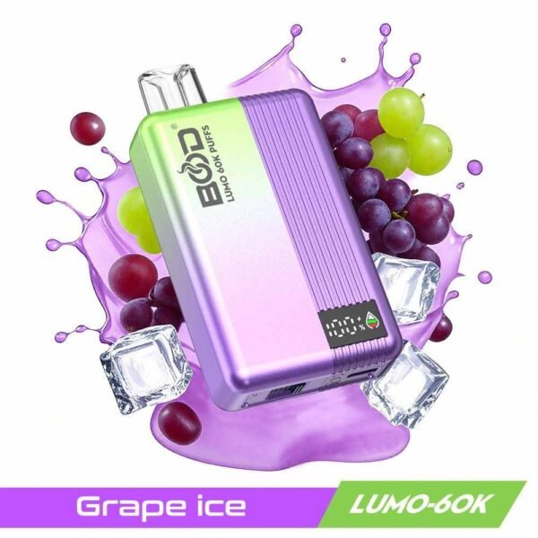 BOOD LUMO 60000 Puffs Disposable Vape - Grape Ice Flavor